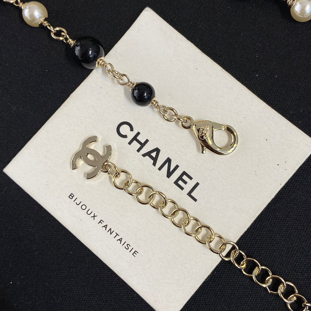 Chanel Black Flower Waist Band