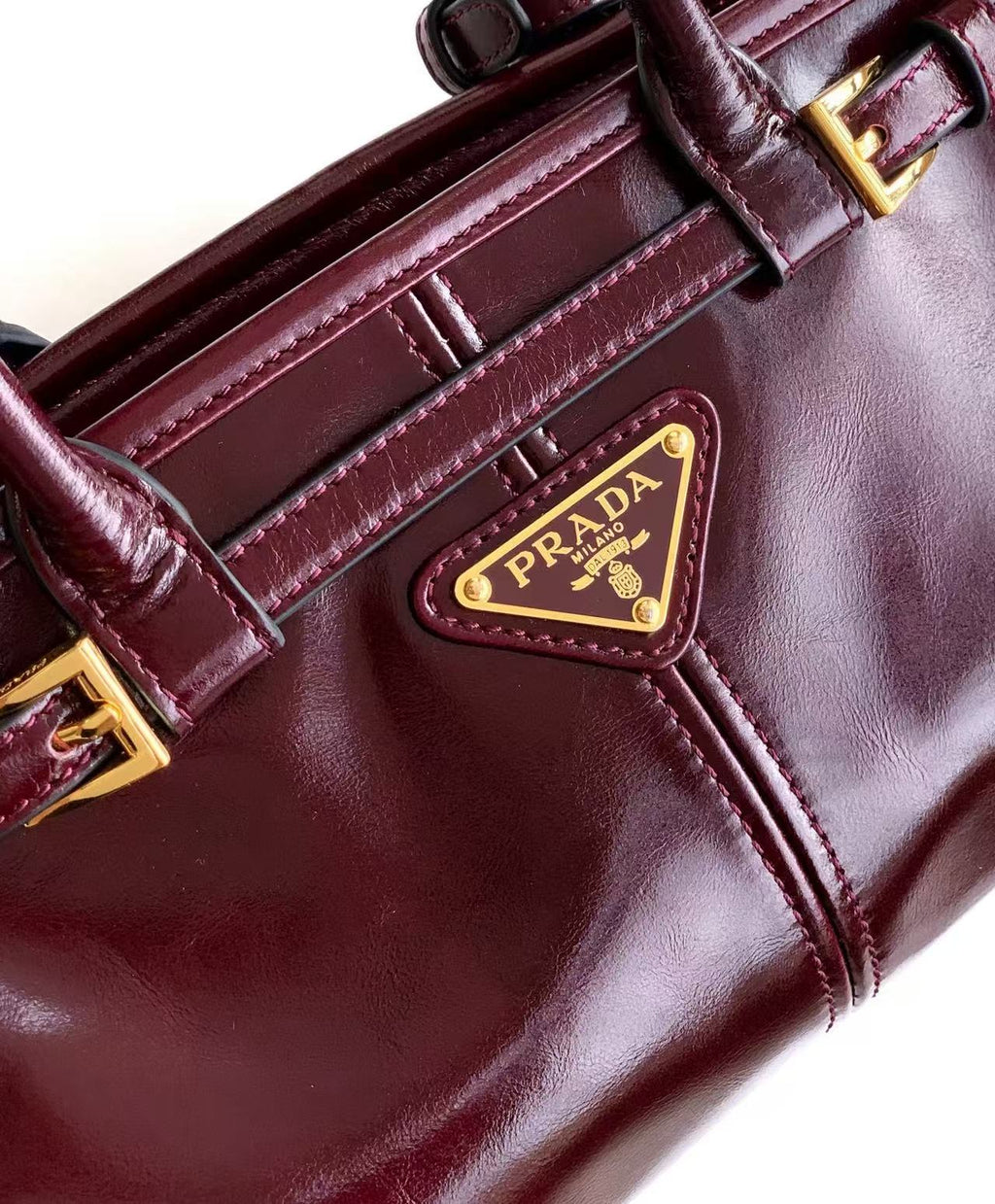 Prada Bonnie medium leather handbag