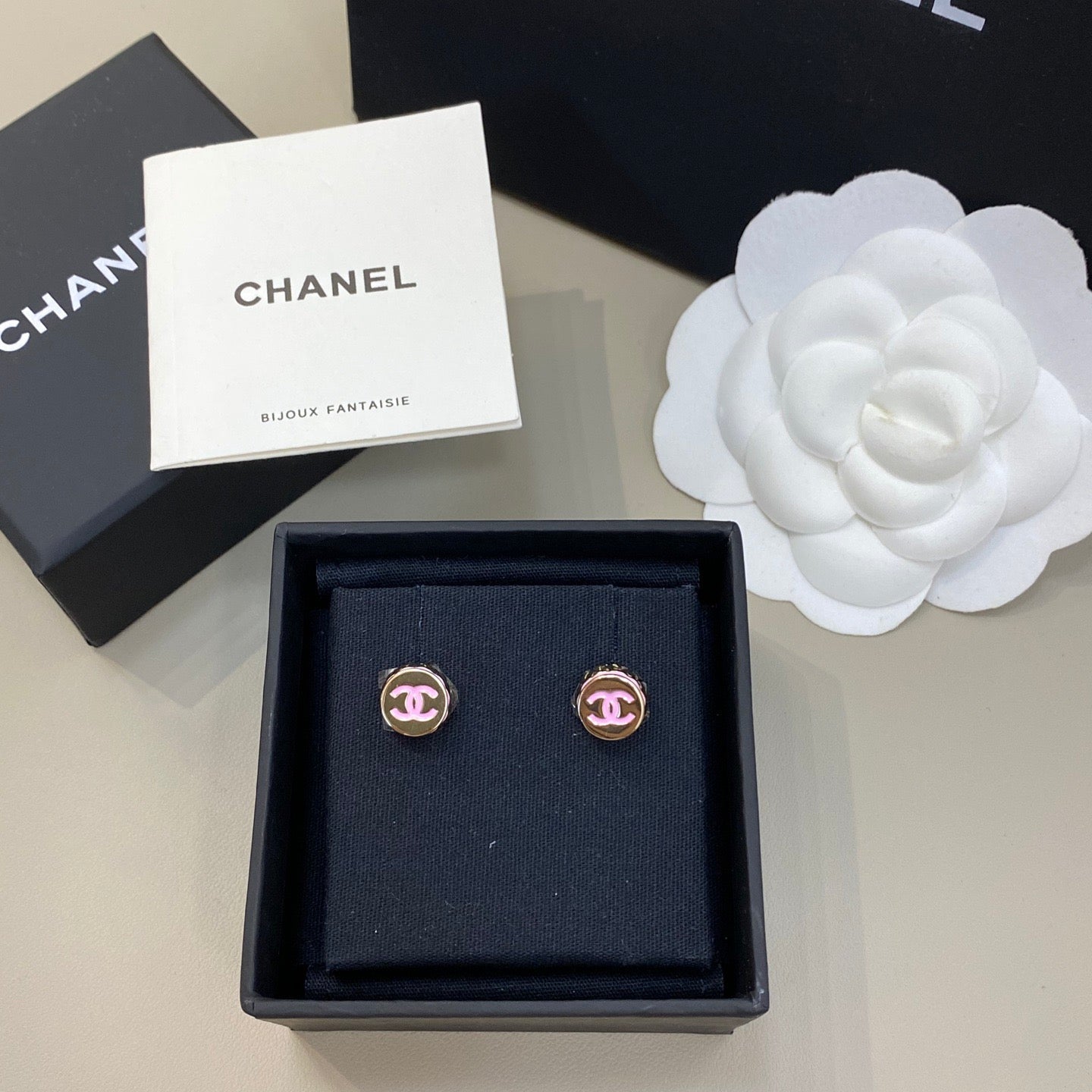 Chanel Button Stud