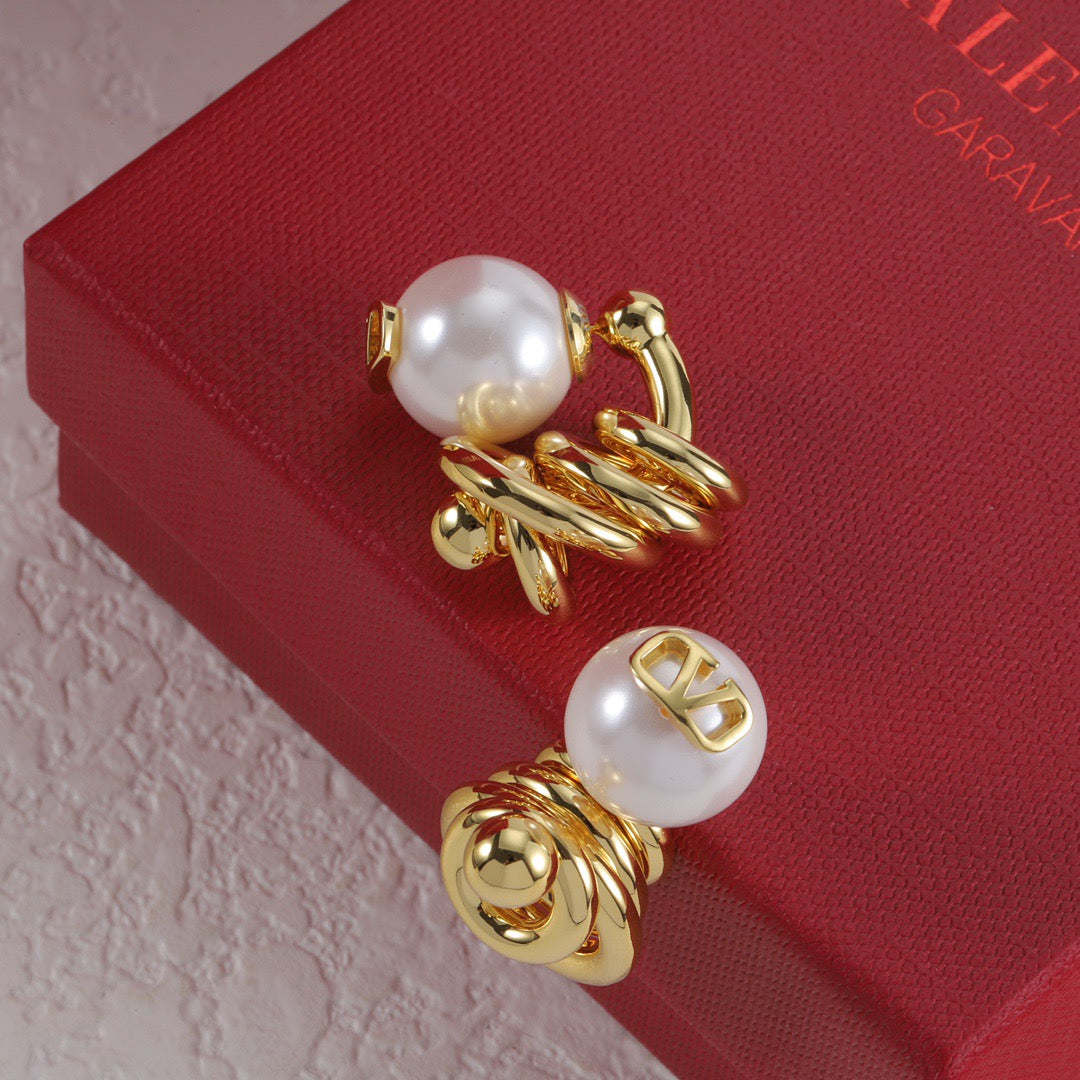 Valentino Pearl Earrings