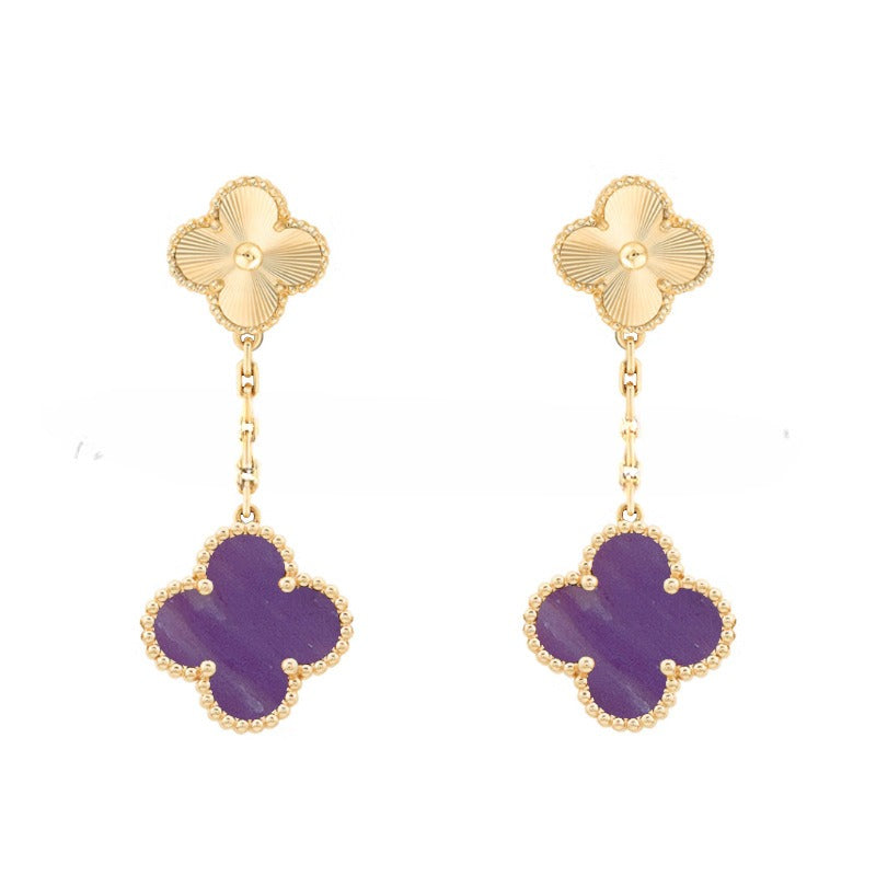 VCA Magic Alhambra 2 Motif Earrings