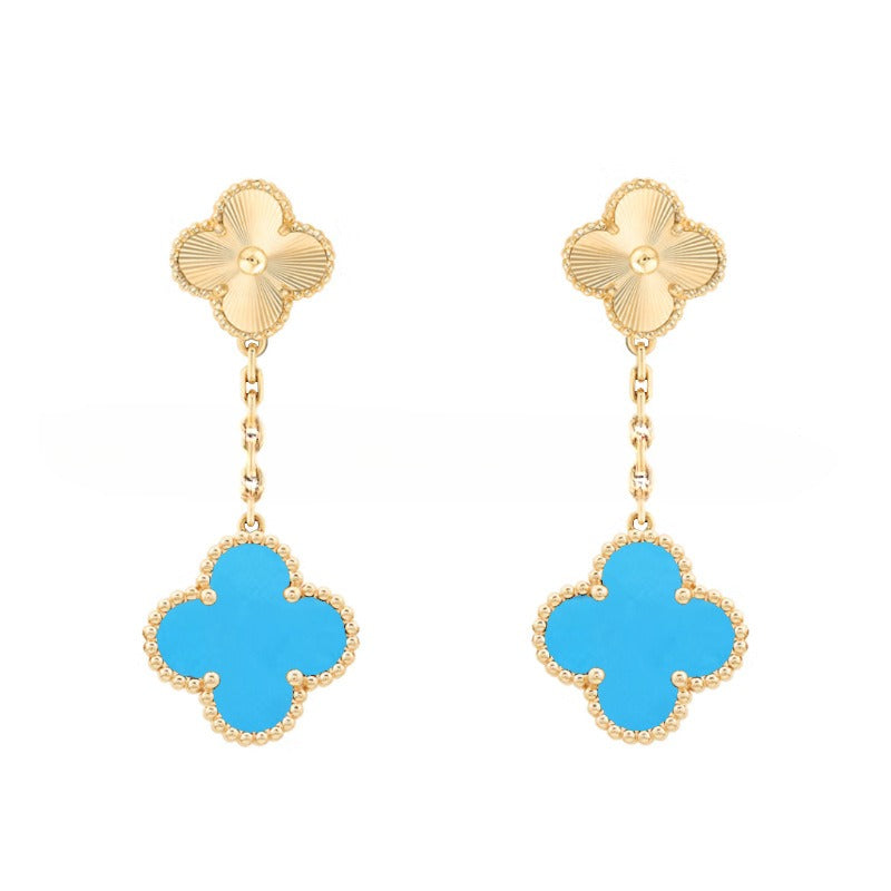 VCA Magic Alhambra 2 Motif Earrings