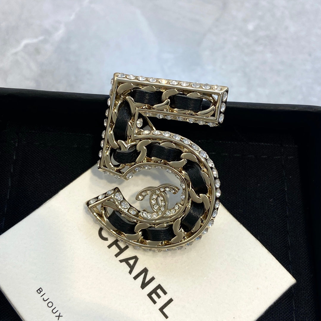 Chanel Number 5 Brooch