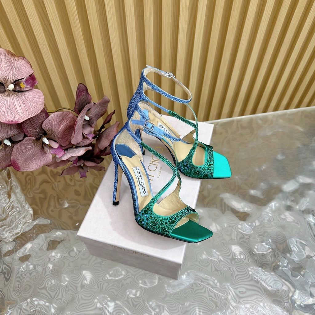 Jimmy Choo Sparkling Sandal High Heel