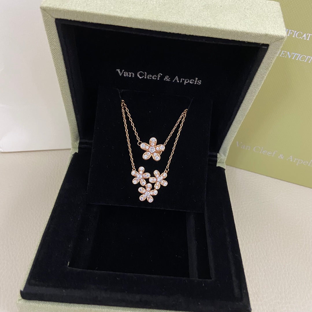 VCA Flower Diamond Necklace