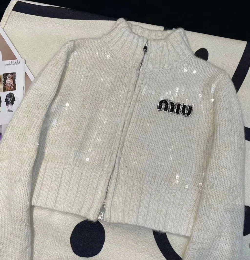 Miu Miu White Cardigan