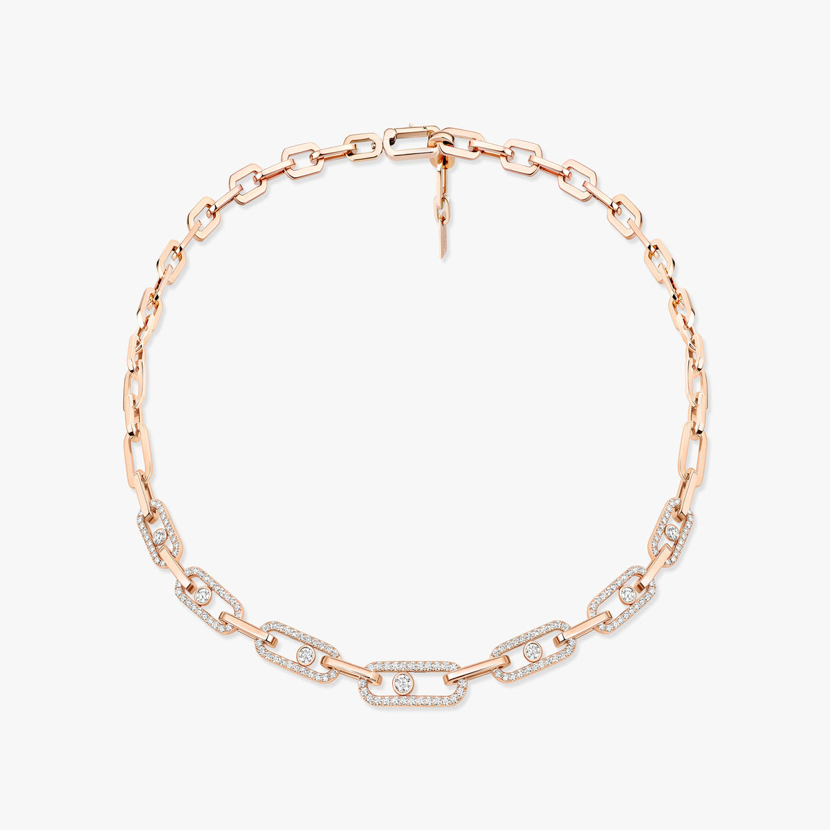Messika Move Link Pavé Diamond Necklace